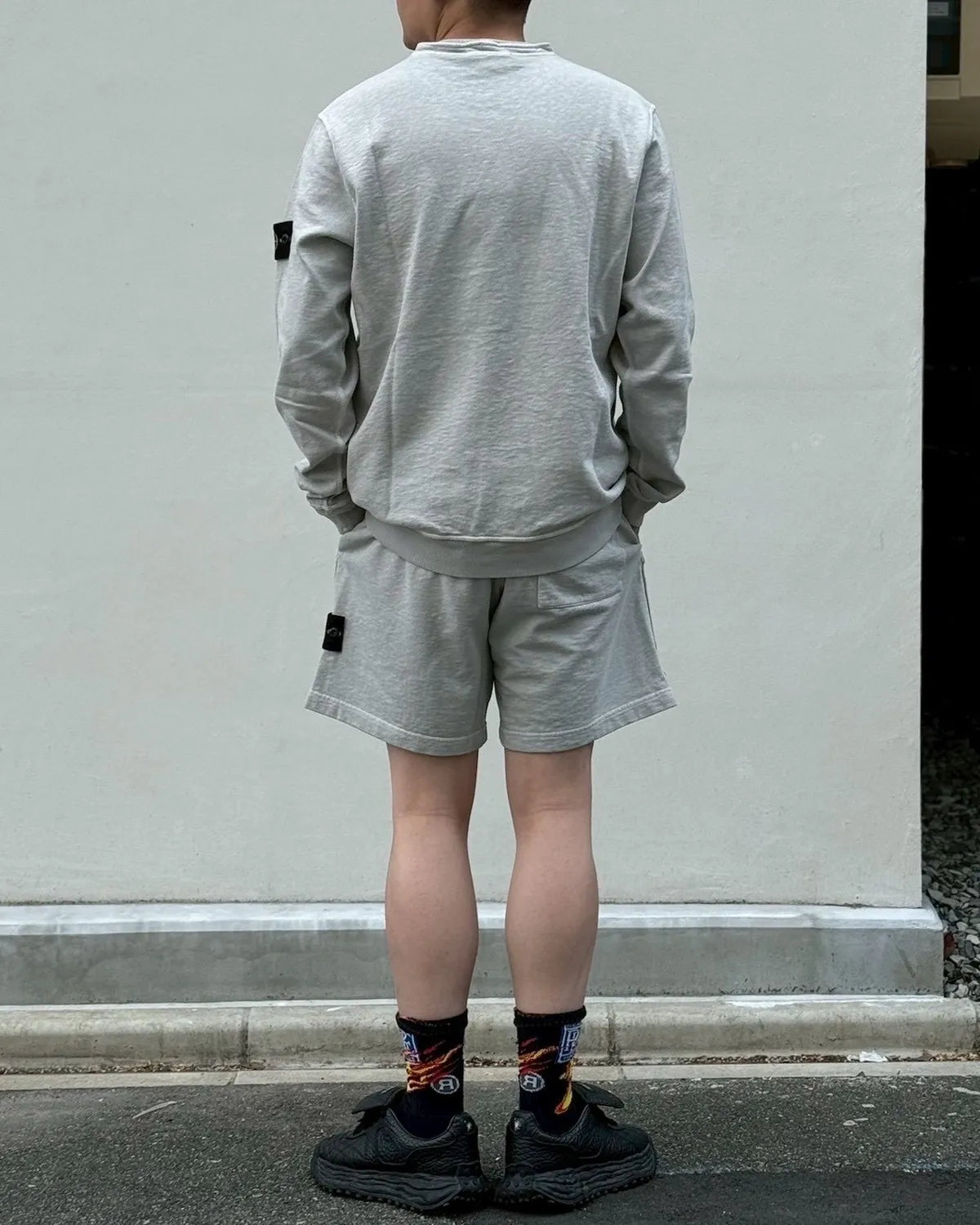 STONE ISLAND / MALFILÉ FLEECE 'OLD' EFFECT (L1S156100034S0060)