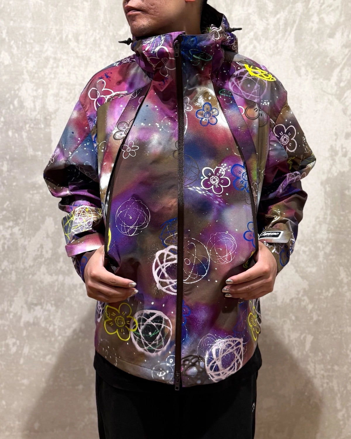 KENZO x Futura / 'Kenzo x Futura 2000' ショート ウインドブレーカー (FF65BL1779ND)