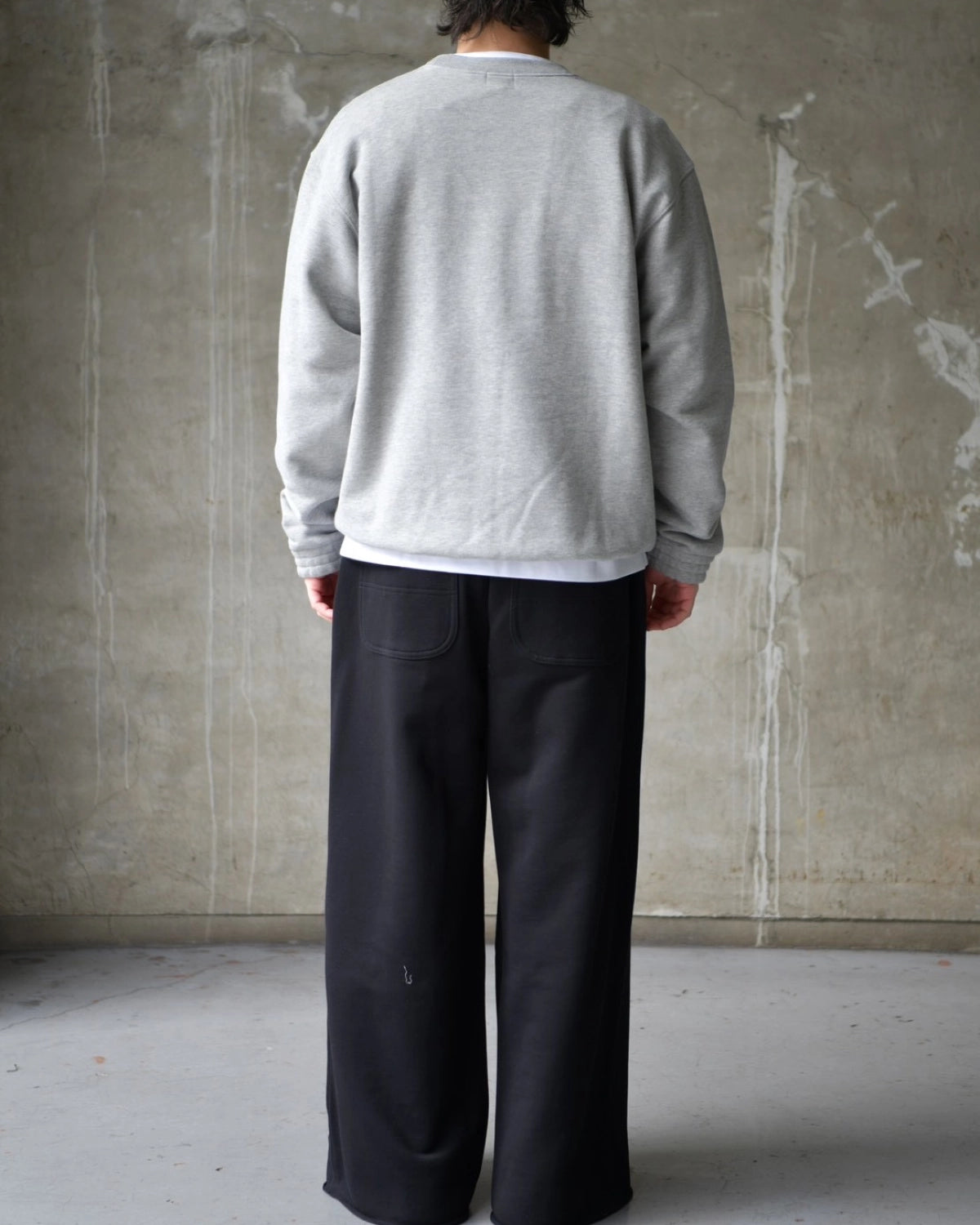 DOVER STREET MARKET kei ninomiya / CREWNECK COTTON BACK PILE KNIT (DSM01T006)