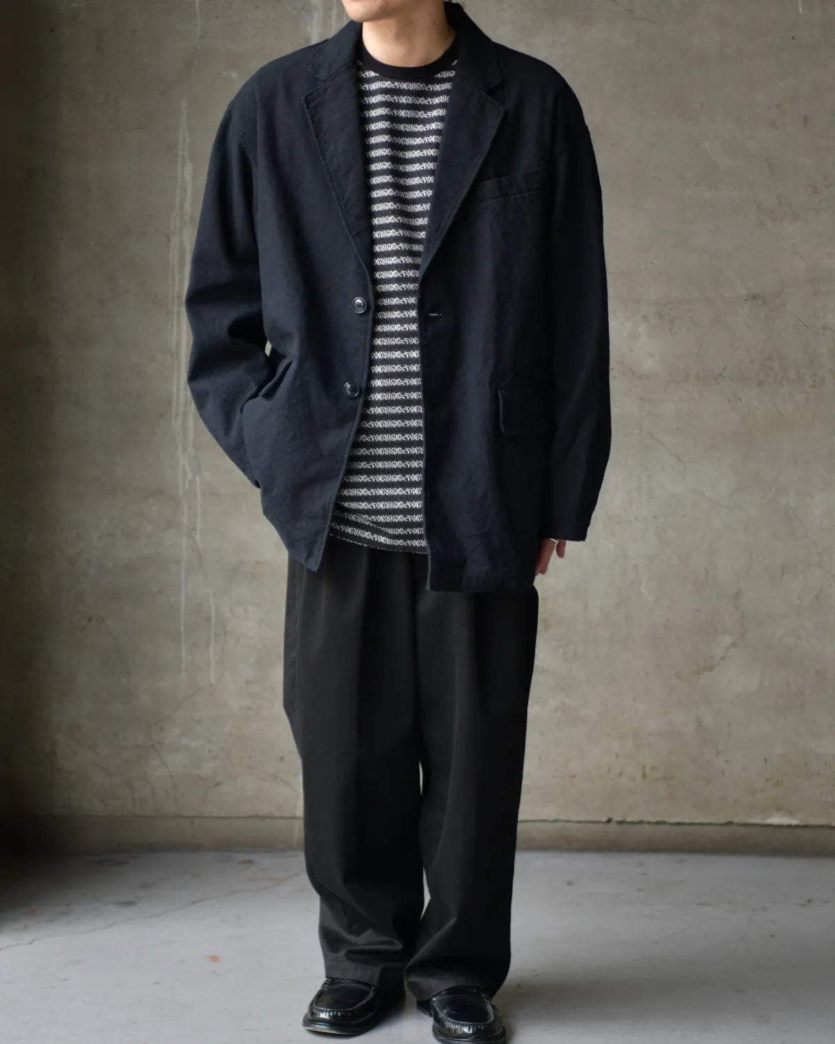 COOTIE PRODUCTIONS® / C/Li Canvas Single Breasted Jacket (CTE-26S201)