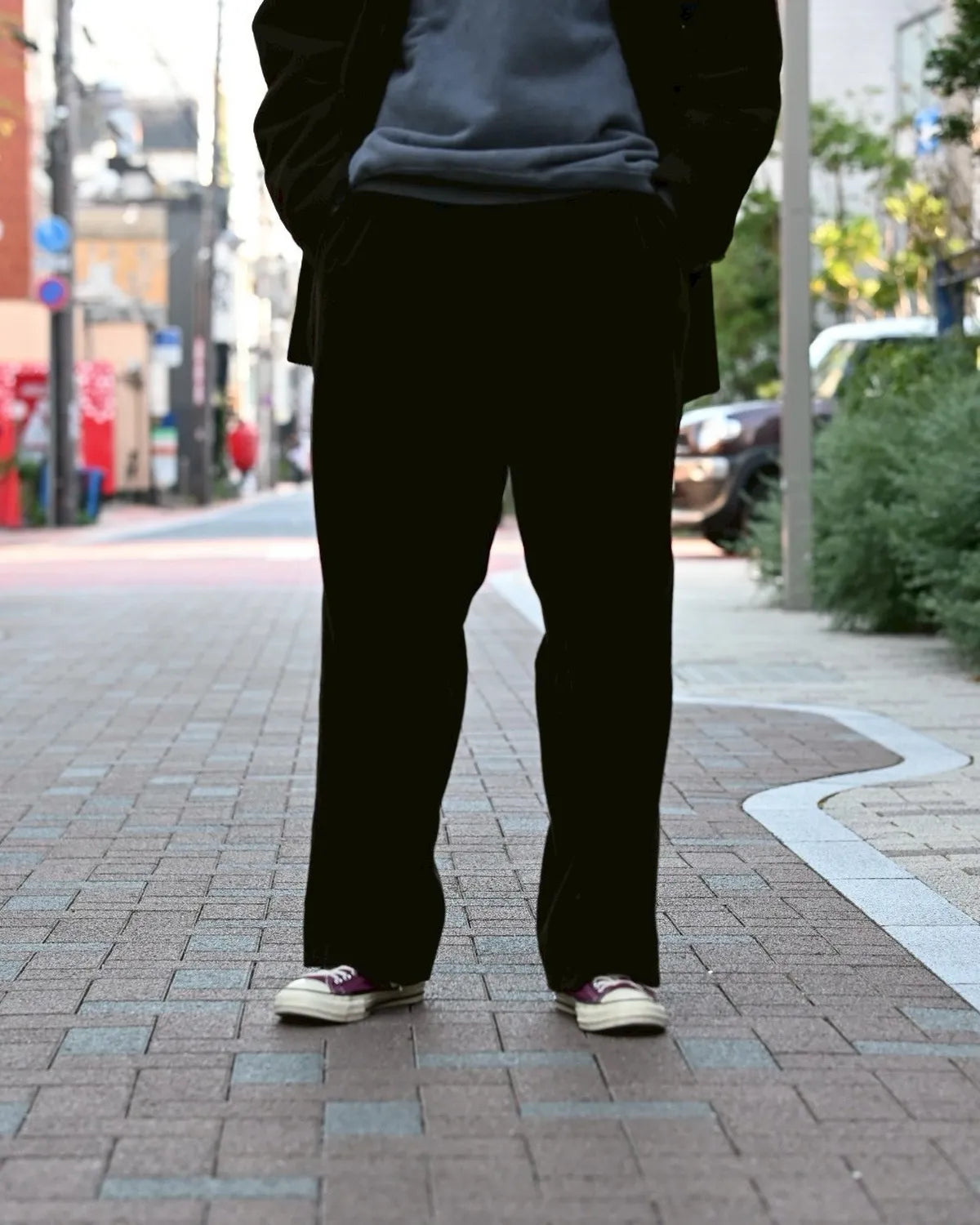 A.PRESSE / Wool Corduroy Wide Tapered Trousers (25AAP-04-03)