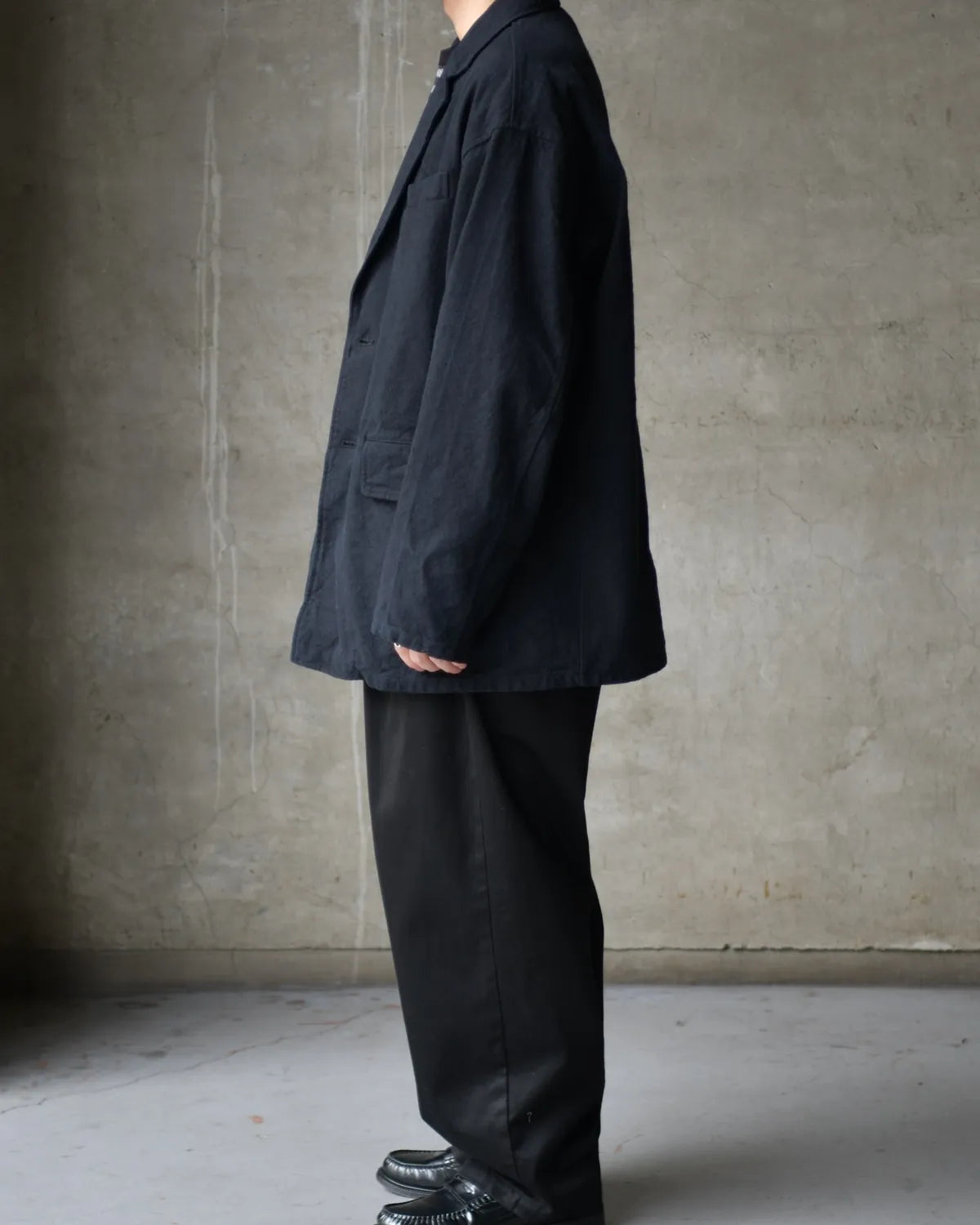 COOTIE PRODUCTIONS® / C/Li Canvas Single Breasted Jacket (CTE-26S201)