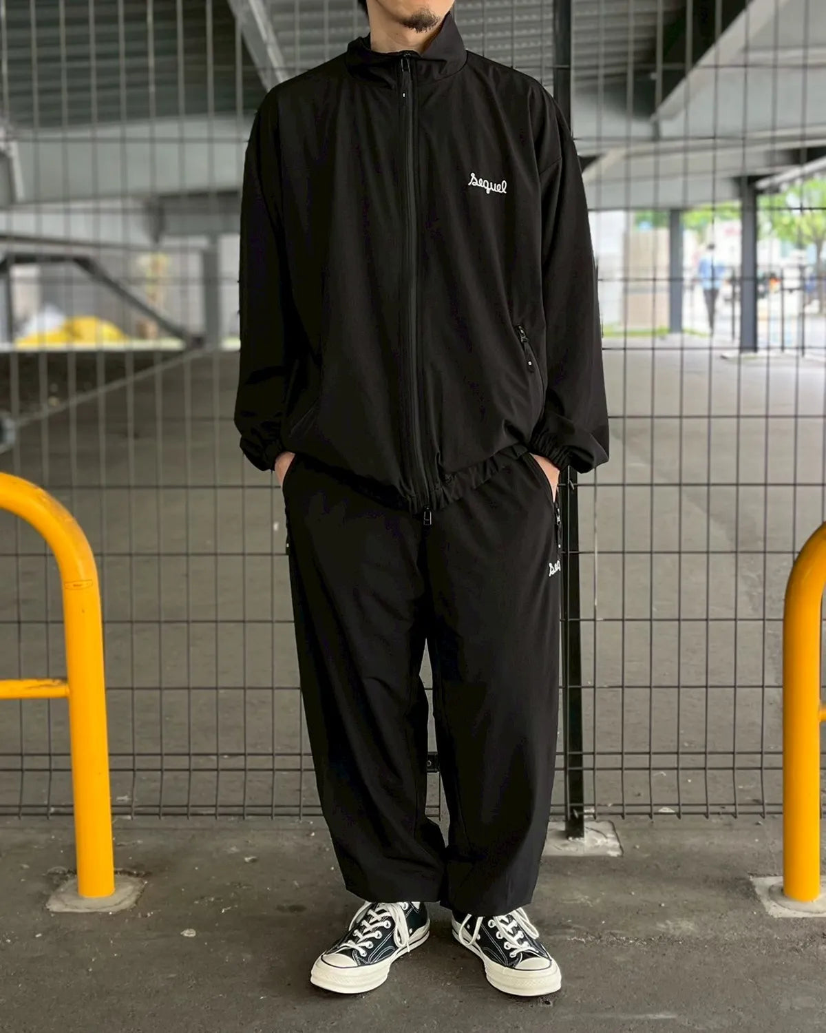 SEQUEL / NYLON SET UP PANTS (SQ-25SS-PT-08)