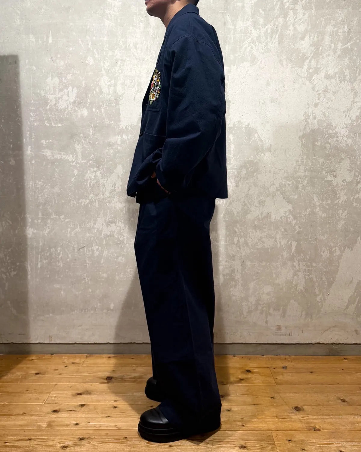 KENZO × Verdy / 'KENZO by Verdy' エンブロイド ワークウエア ジャケット (FF55VE2319GV)