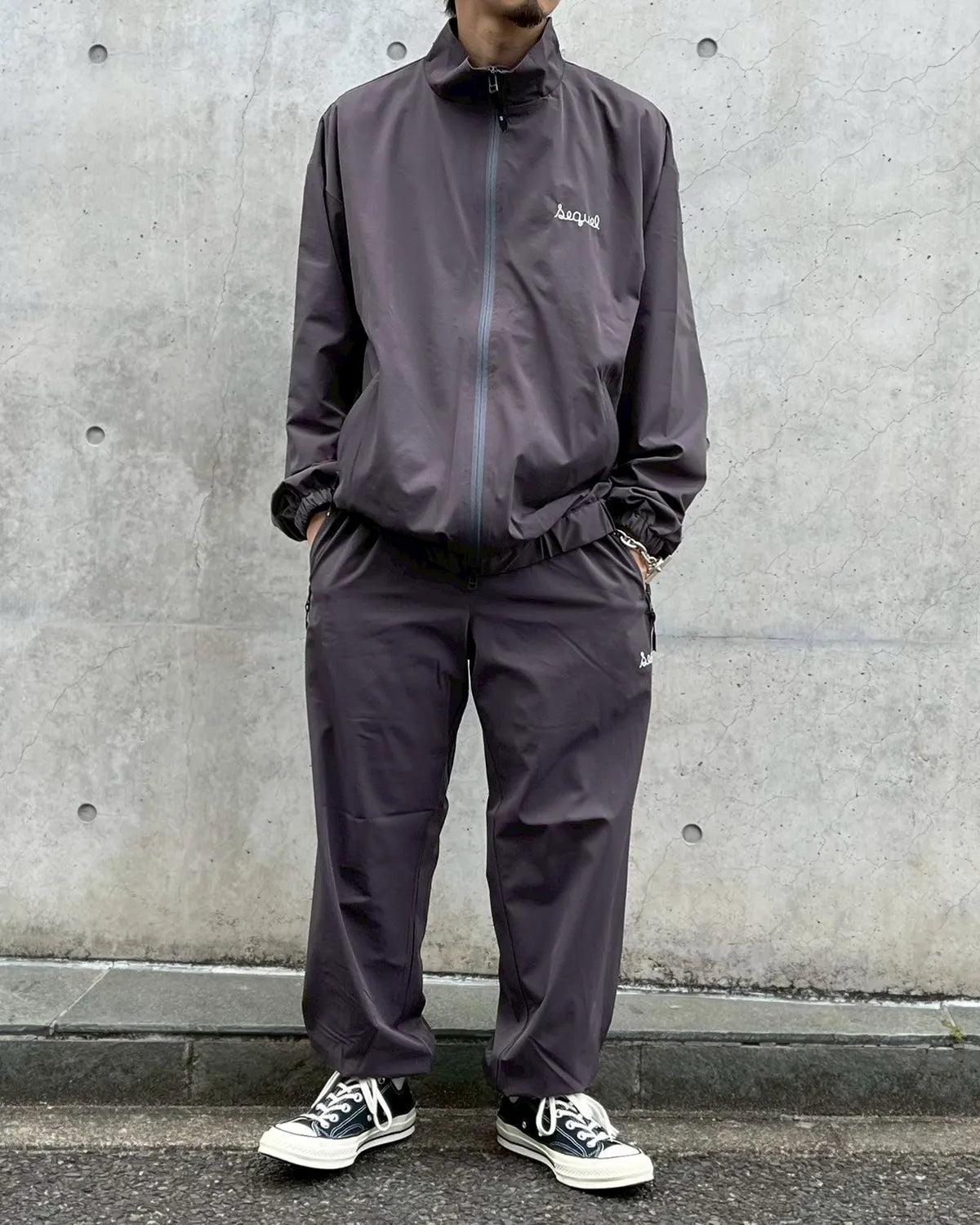 SEQUEL / NYLON SET UP PANTS (SQ-25SS-PT-08)
