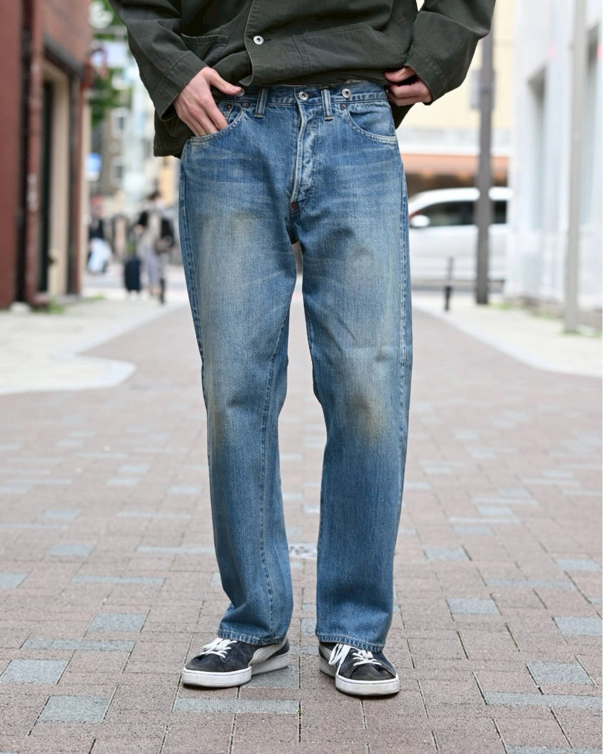 A.PRESSE / No.2 Washed Denim Pants (AP-4008)