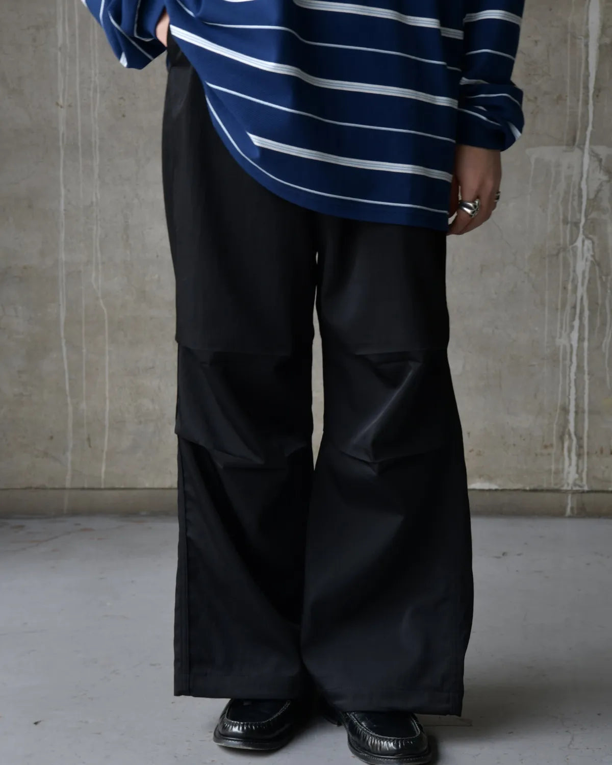 COOTIE PRODUCTIONS® / Ny/Wo Twill Utility Wide Easy Trousers (CTE-26S111)