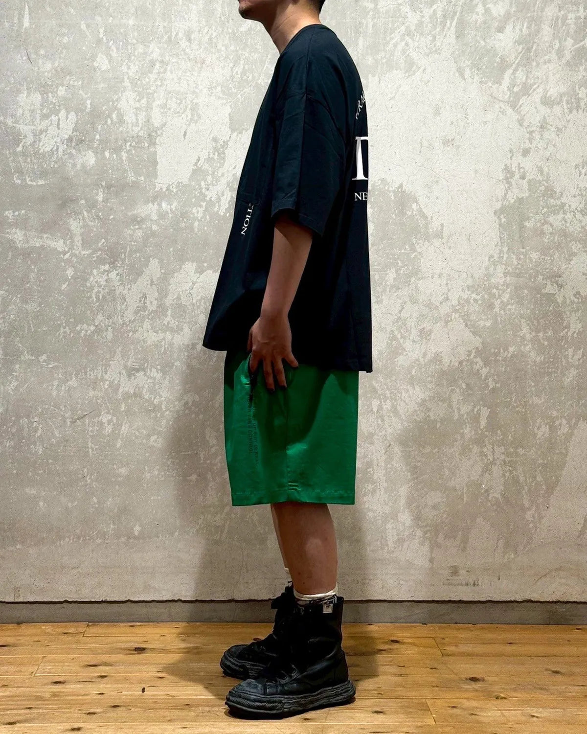 TIGHTBOOTH / LABEL LOGO BOARD SHORTS (00009412)