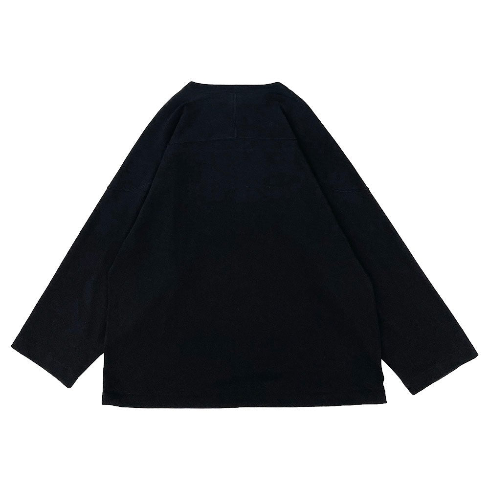 COMOLI 22AW フットボールT FADE BLACK サイズ2 - Tシャツ/カットソー