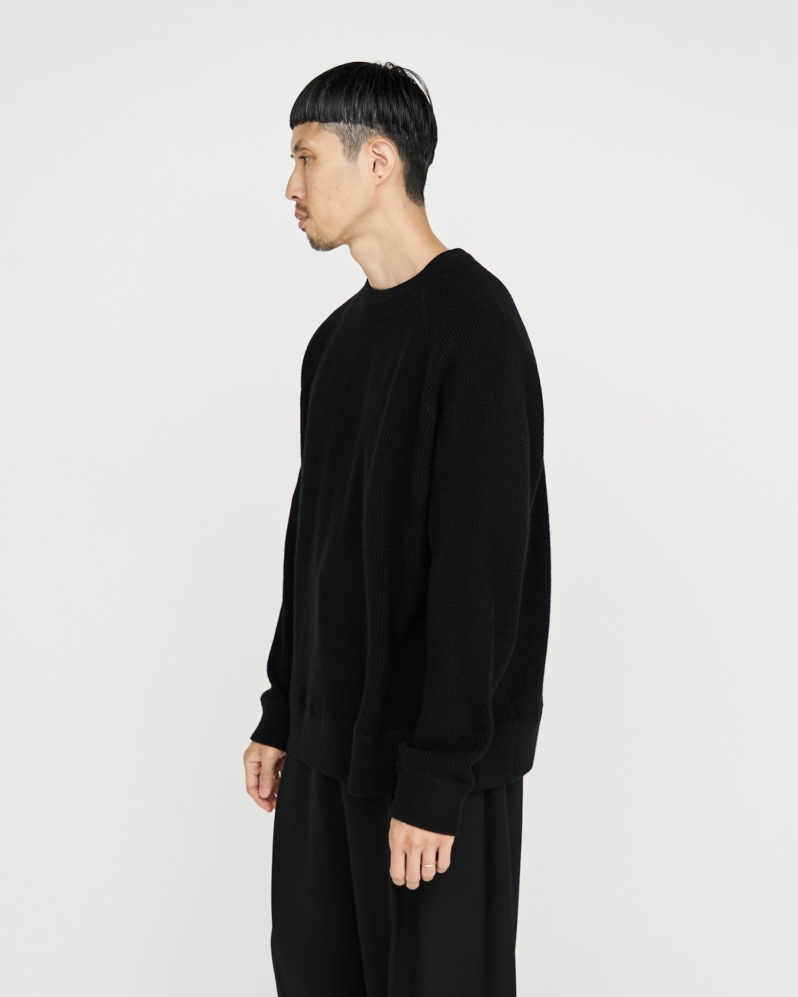 Graphpaper / BODHI for Graphpaper Waffle Cashmere Raglan Long