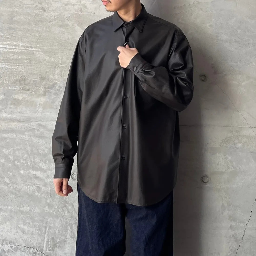COMOLI / シープスキン シャツジャケット