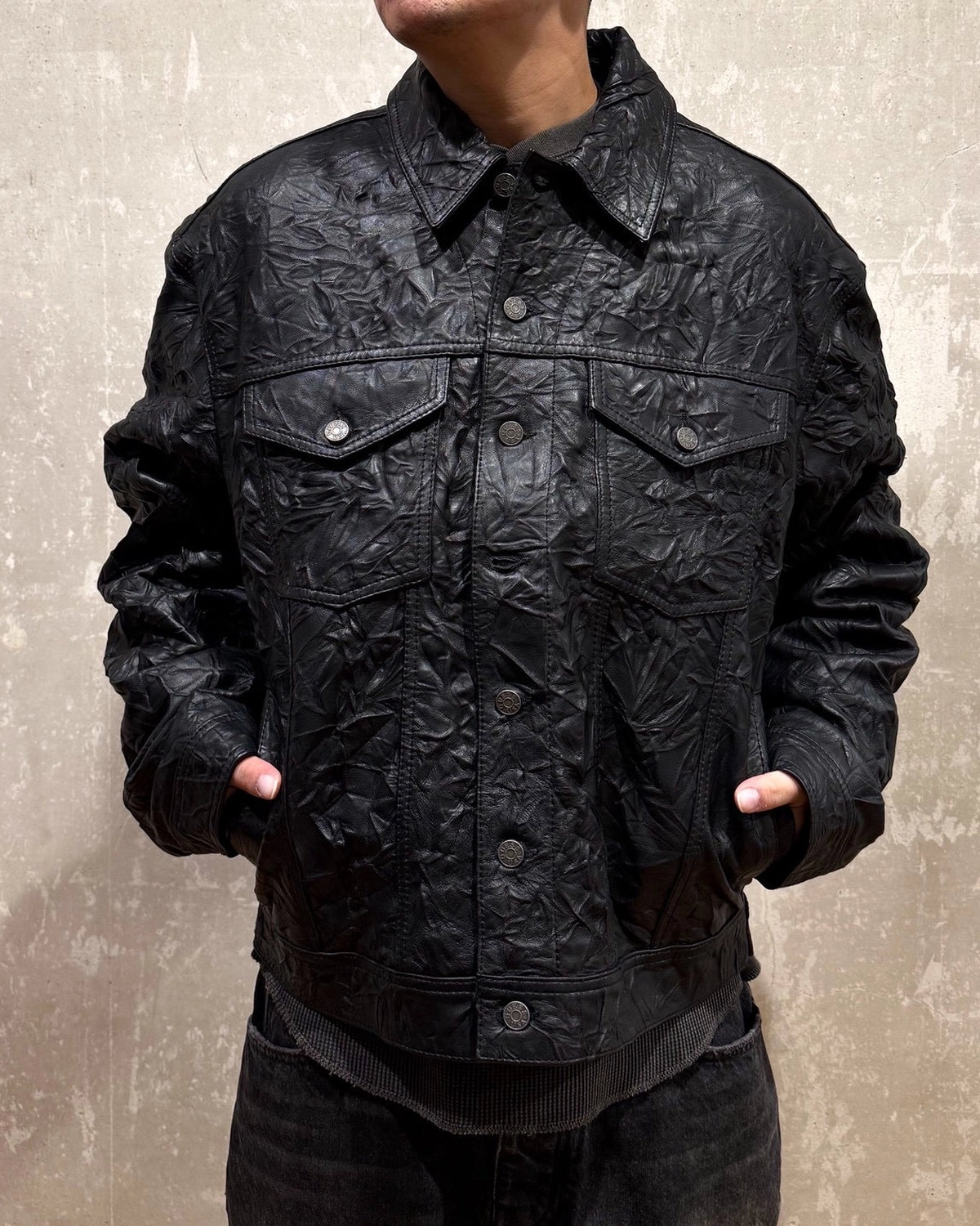 GUESS U.S.A / LTHR TRUCKER JKT (M5BN34L0WS0)