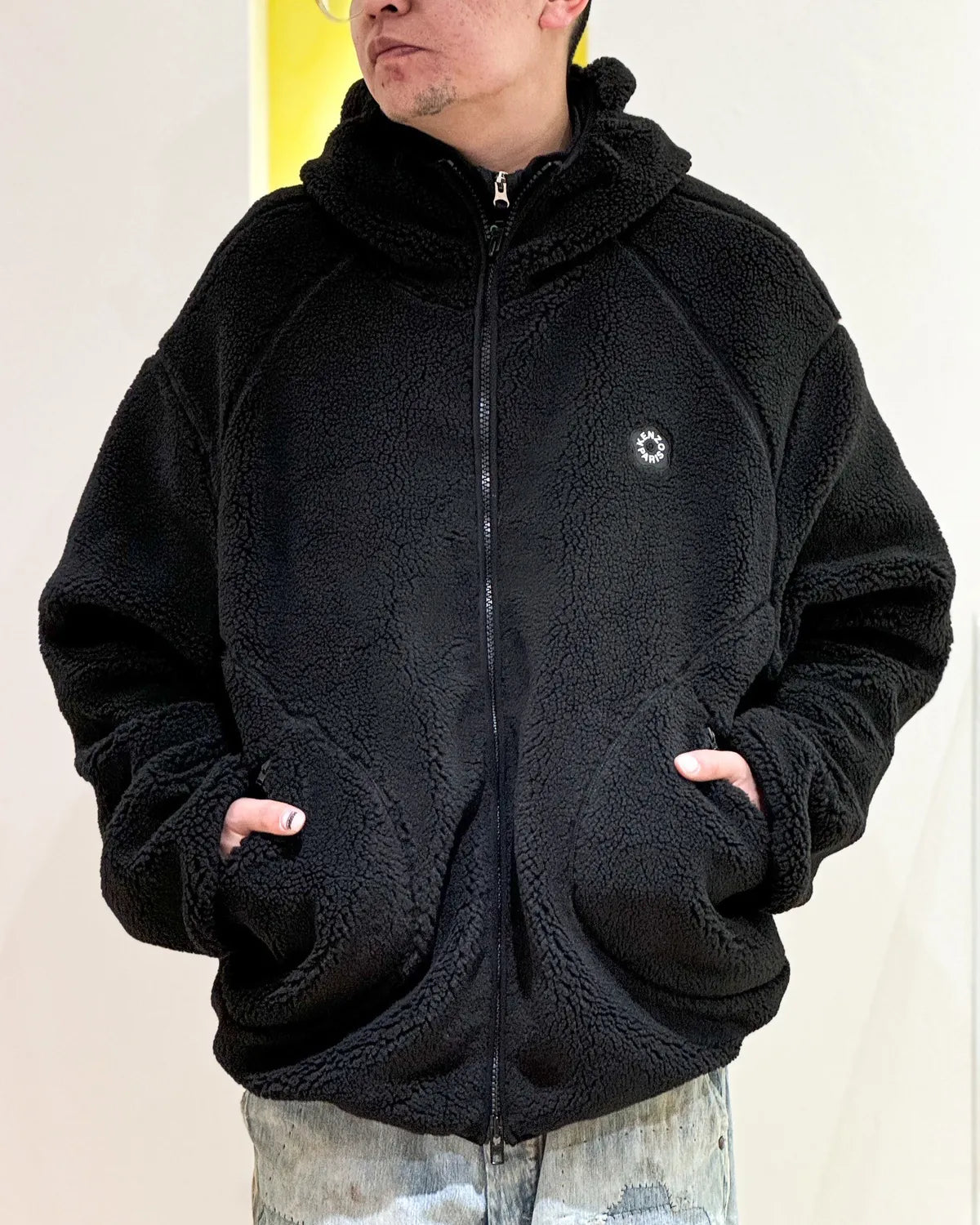 KENZO  / 'Boke Flower 2.0' ポーラー フリース ブルゾン (FF65BL5504FP)