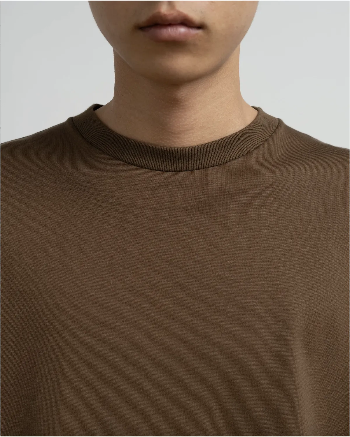 Graphpaper / Tri Spun Cotton L/S Oversized Tee (GM263-70358)