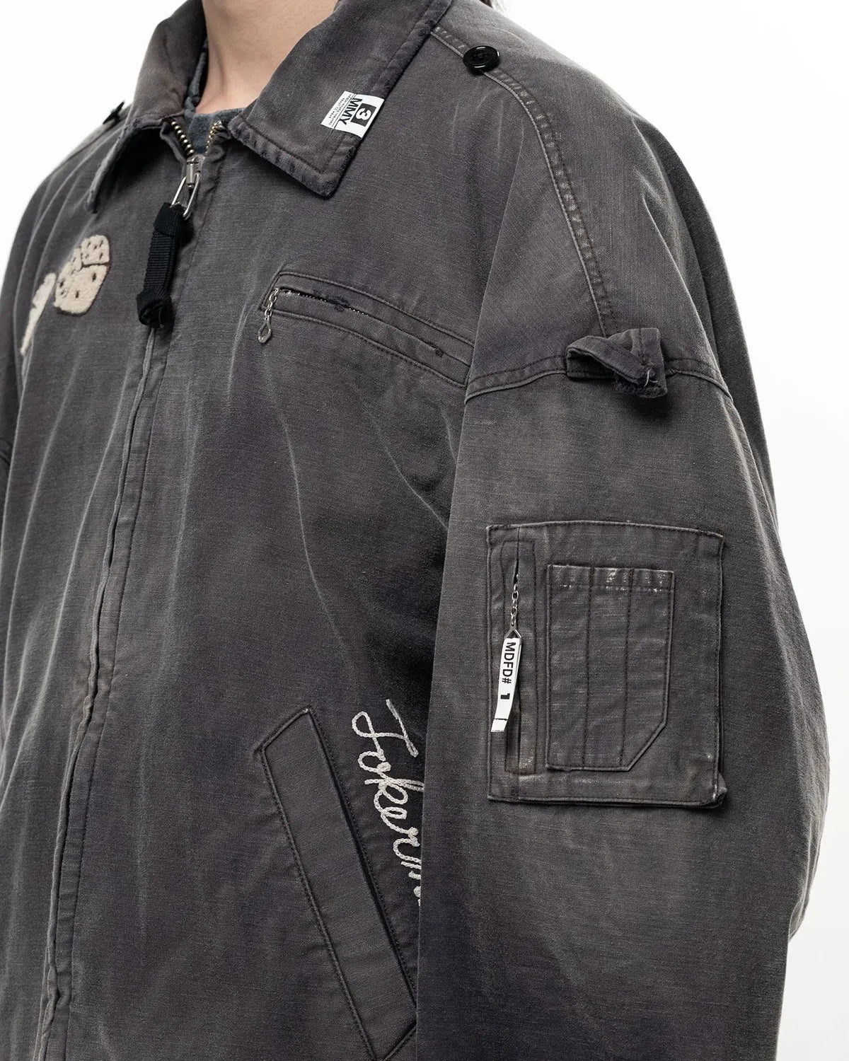 Maison MIHARA YASUHIRO / SUNFADED MILITARY JACKET (J16BL171)