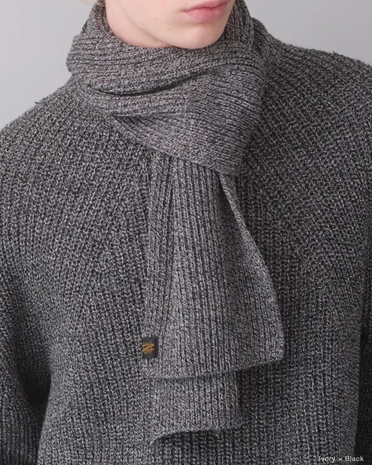 BATONER / Goods SOLID WOOL MUFFLER (BN-25FI-003)