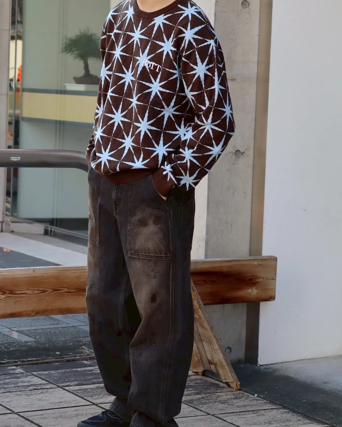 BoTT こ*ん様 BoTT SPARKLE COTTON SWEATER M SPARKLE COTTON SWEATER