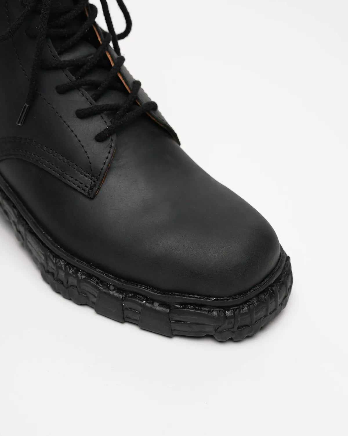 Maison MIHARA YASUHIRO General Scale. / "JOSEPH" Vintage-like Sole Leather Boots (S16FW709)