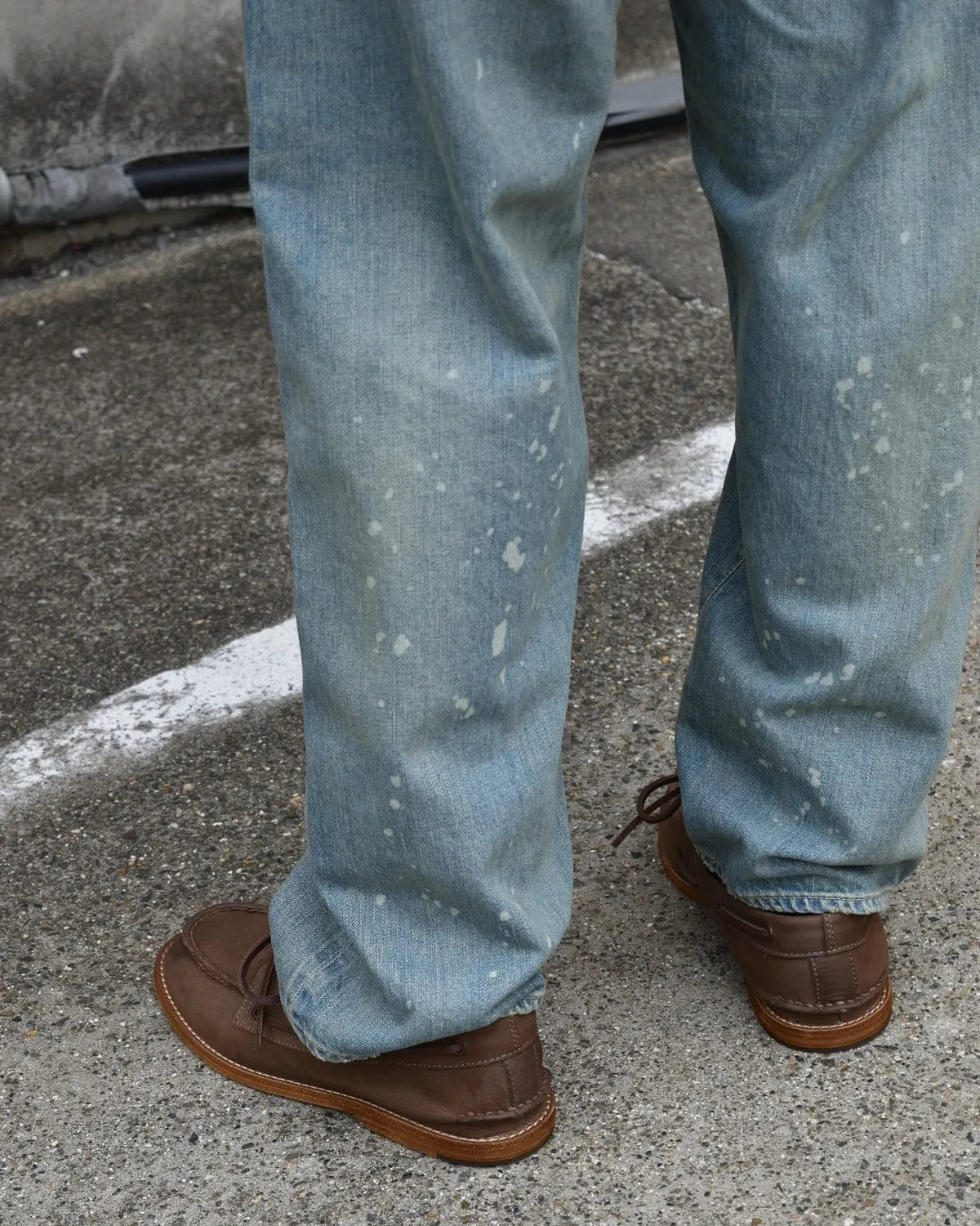 A.PRESSE / No.37 Washed Wide Denim Pants (25AAP-04-40)