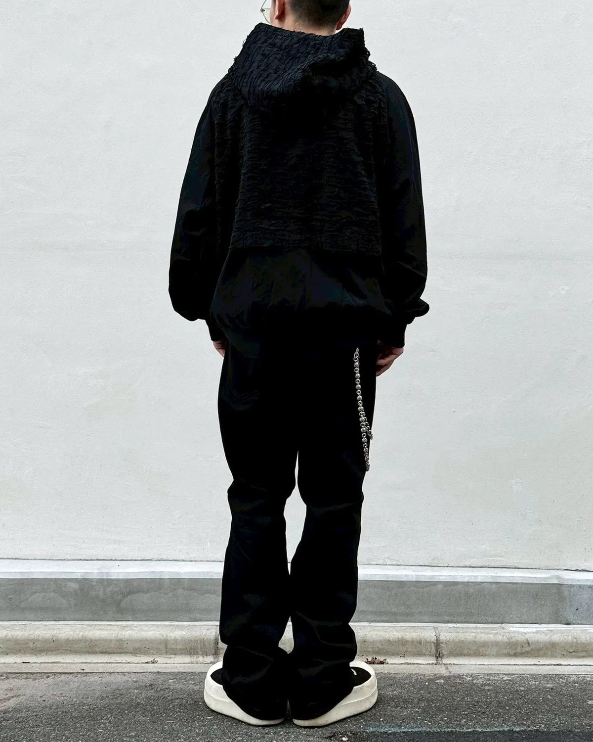 A Good Bad Influence / FULL DIS TRESSED HOODIE (AGBI-26SS-CHD01)