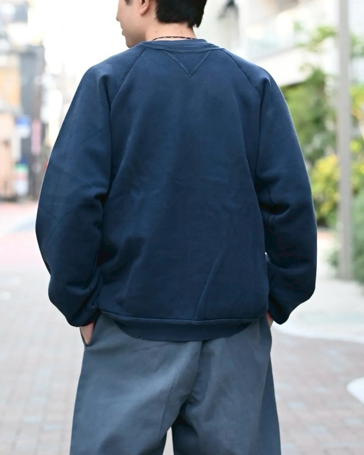 A.PRESSE / Vintage Double V Sweatshirt (25AAP-05-11)