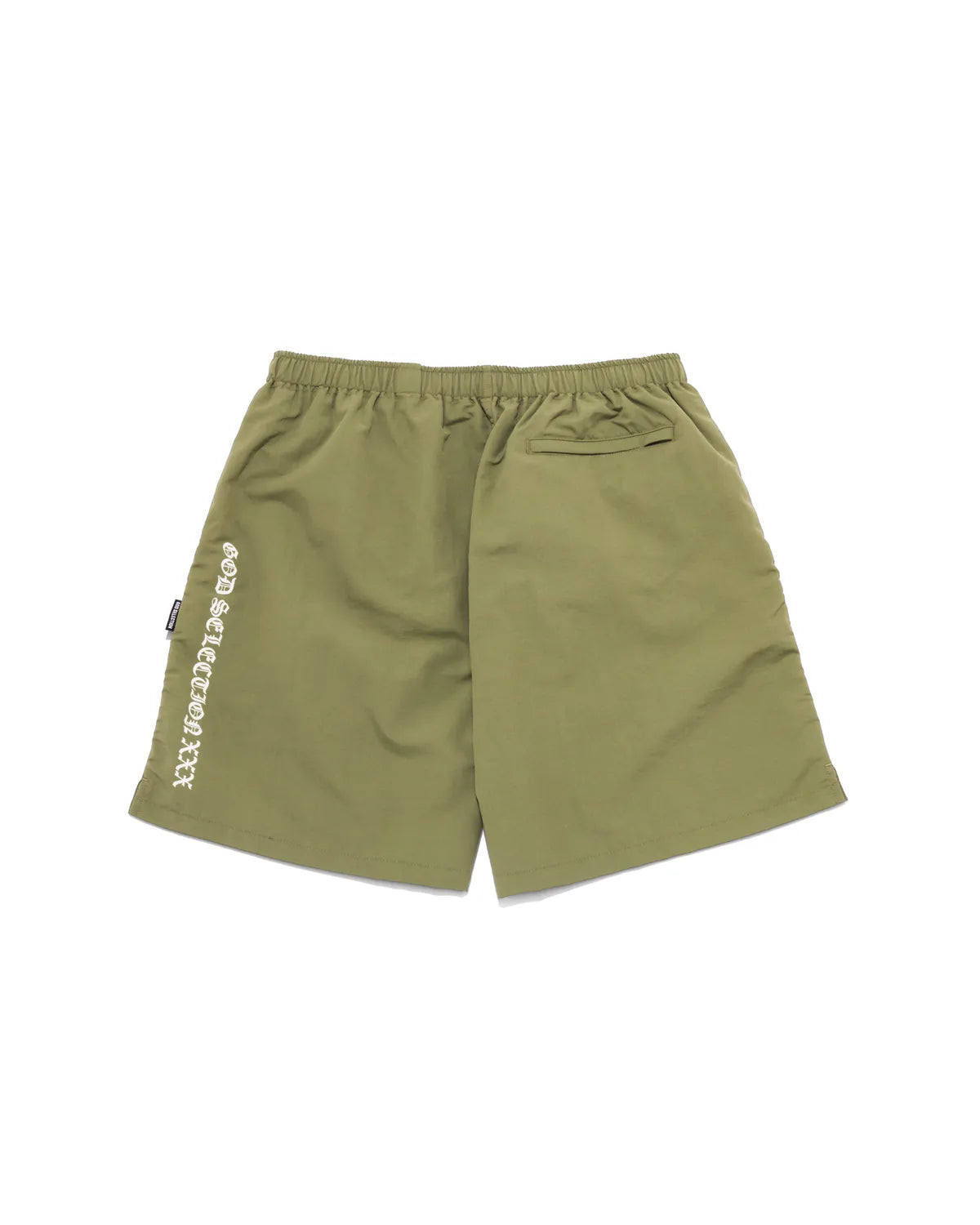 GOD SELECTION XXX / Back Gothic Logo Swim Shorts (GX-S26-SW-01)