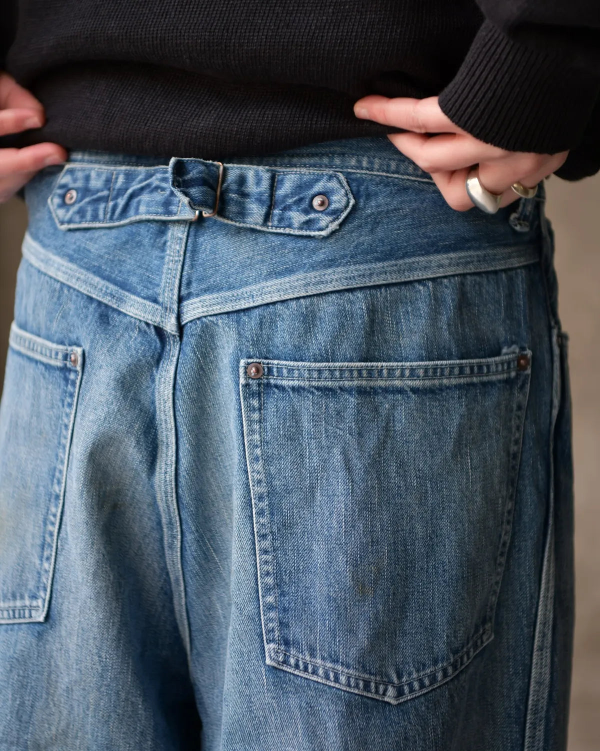 A.PRESSE / Vintage Denim Logger Pants (26SAP-04-26)