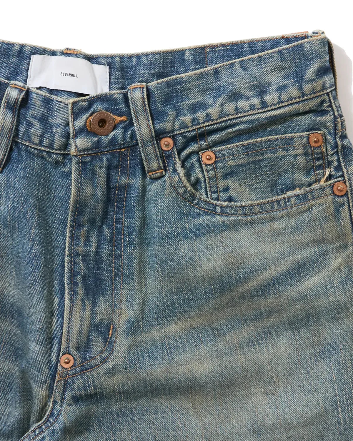 SUGARHILL / DESTRESSED MODERN DENIM FLARED CUT Regular price (26440432)