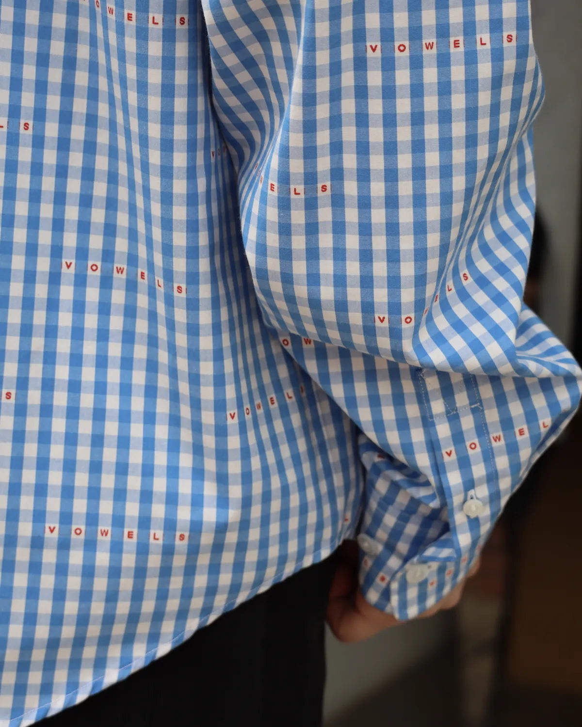 vowels / MICRO PLAID SHIRT (VO-26SS-SH035)