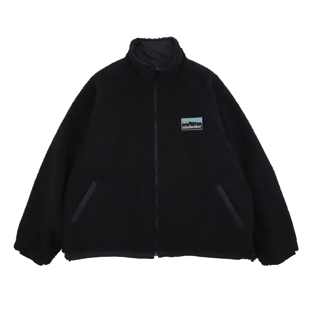 mindseeker / Mountain Logo Reversivele Boa Jacket