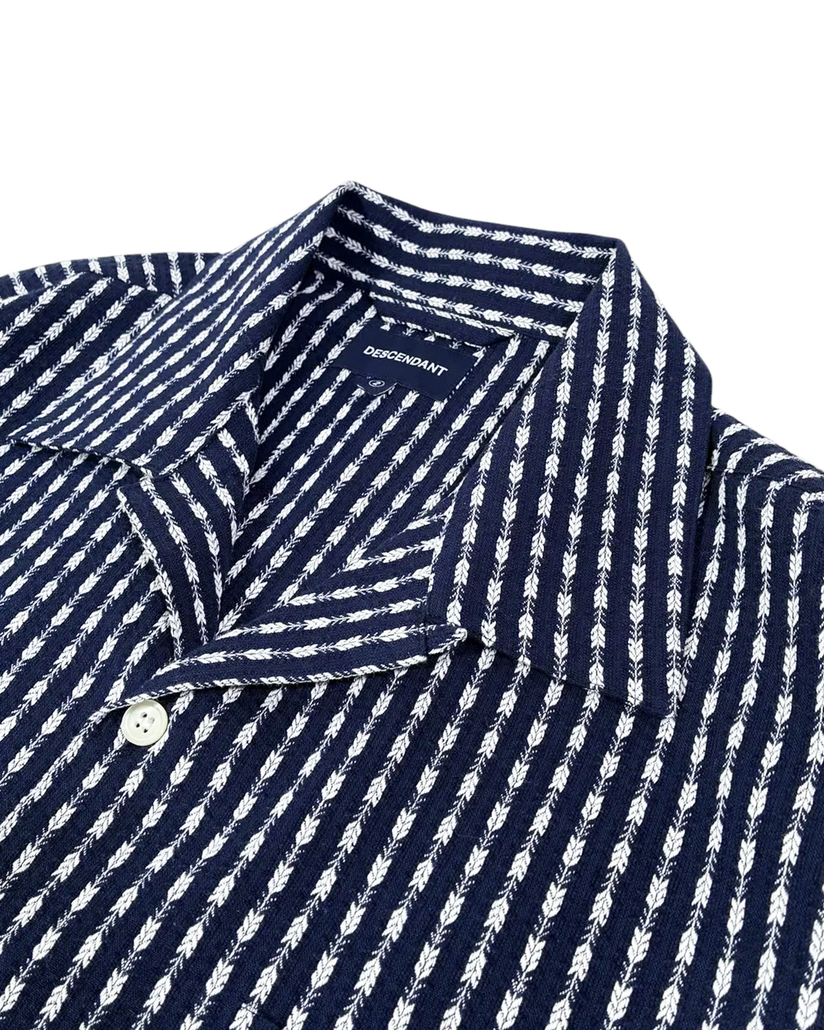 DESCENDANT / PIER OPEN COLLAR TEXTILE SS SHIRT (261CPDS-SHM06)
