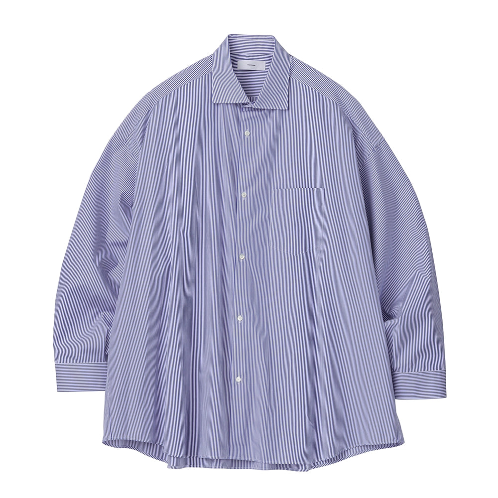 Graphpaper の Hight Count Wide Spread Collar Shirt (GM241-50032STB)