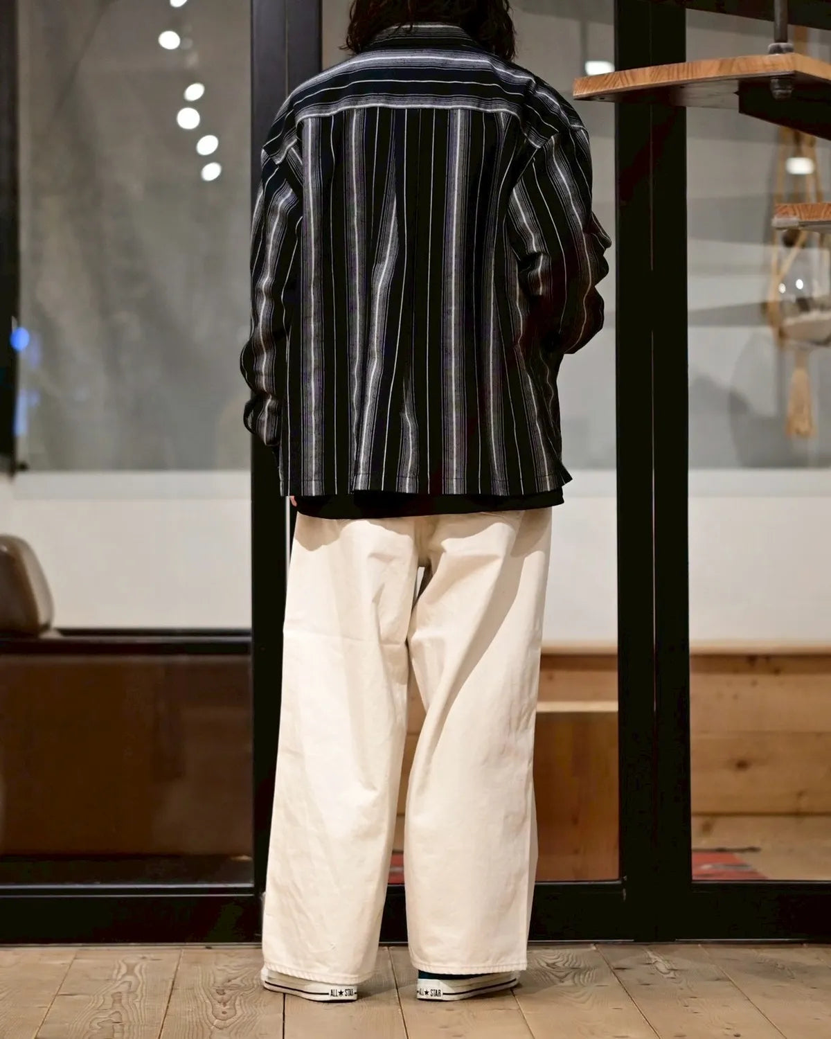 COOTIE PRODUCTIONS® / Dobby Chain Stripe L/S Cavana Shirt (CTE-26S413)