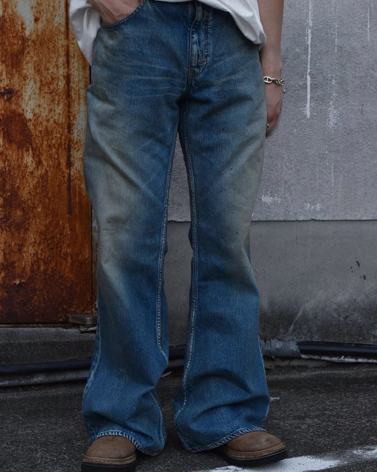 MINEDENIM  / Bellbottom 5pocket (2504-1002)