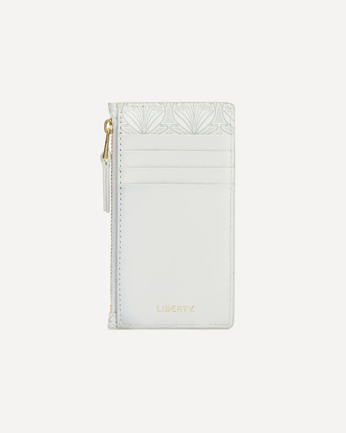 LIBERTY / アイフィス ホワイト ジップ カードケース (542ABS03)