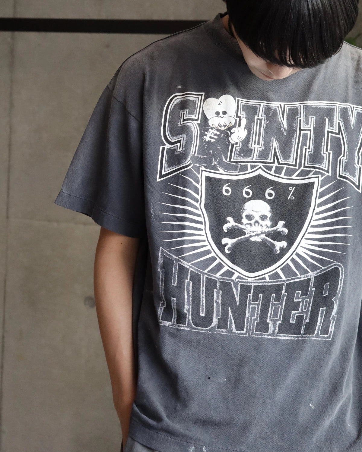 SAINT M×××××× (セントマイケル) / BH_SS T-SHIRT/SAINTY HUNTER