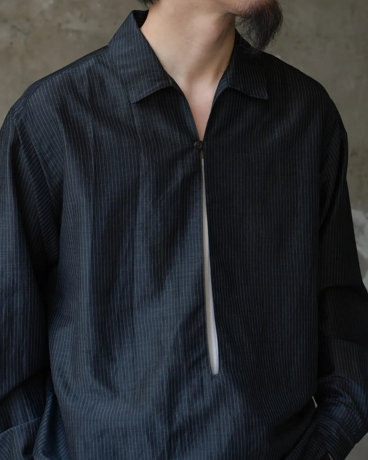 marka / Wool Silk Feather Cloth / Stroll Around Jacket (M26A15SH01C)