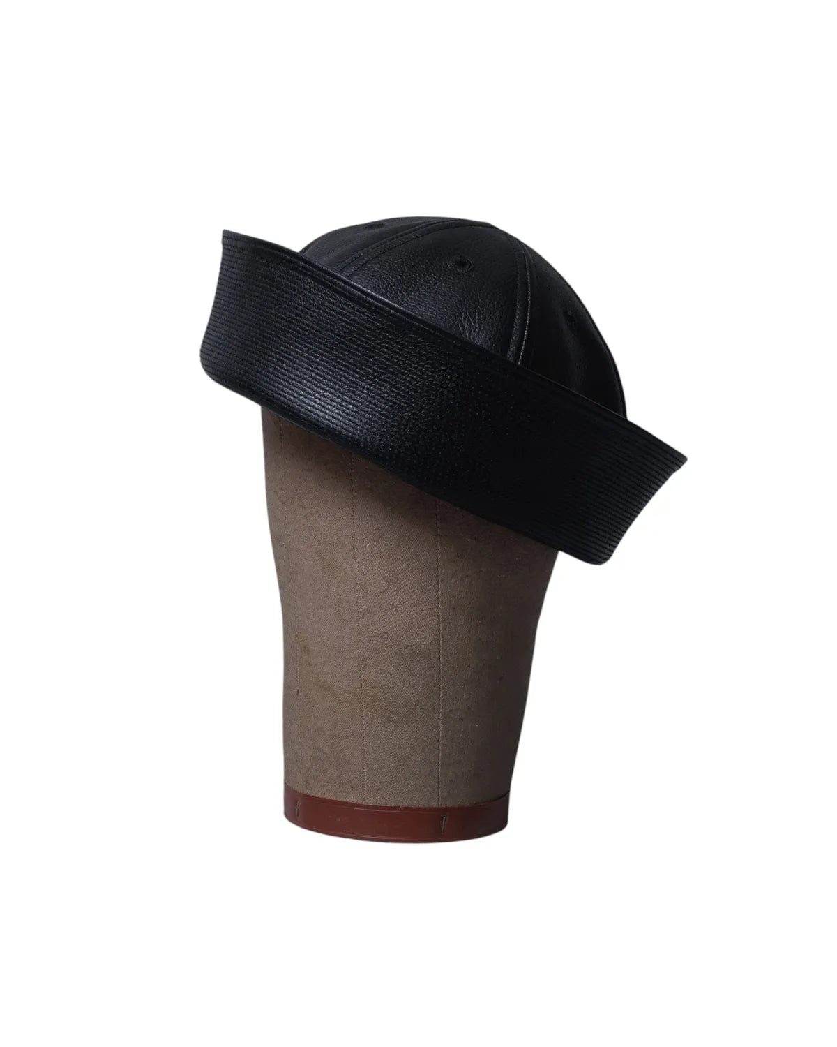 SOLARIS&CO. / Cowhide Sailor Hat "SHEPHERD" (Y01014)