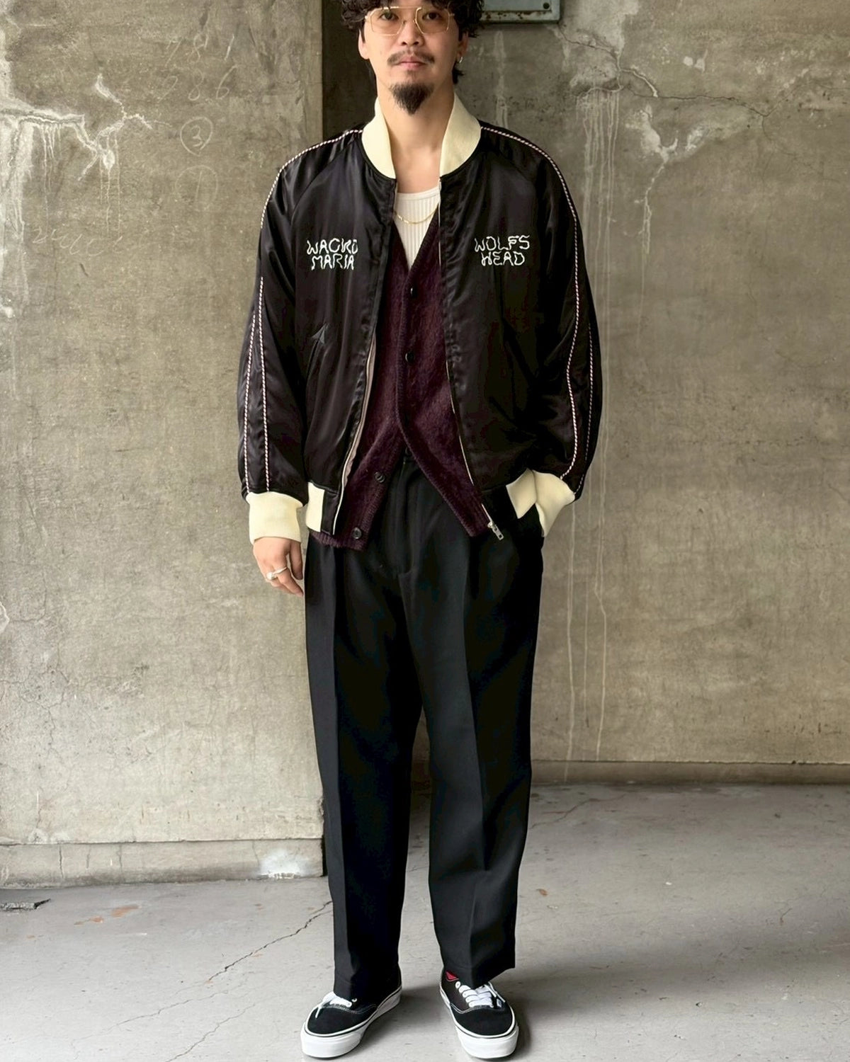 WACKO MARIA × WOLF’S HEAD / SKA JACKET (WOLFSHEAD-WM-BL19)