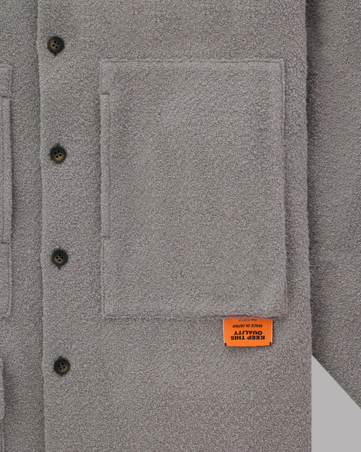 ALWAYS OUT OF STOCK / TWEED-LIKE UTILITY JACKET (HA-025202108)