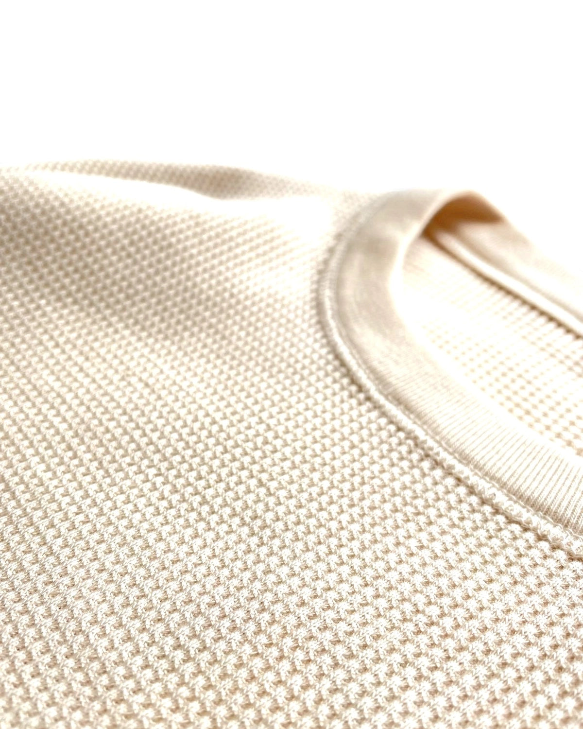 COMOLI / コットンカシミヤ ワッフル長袖クルー (C03-05018)
