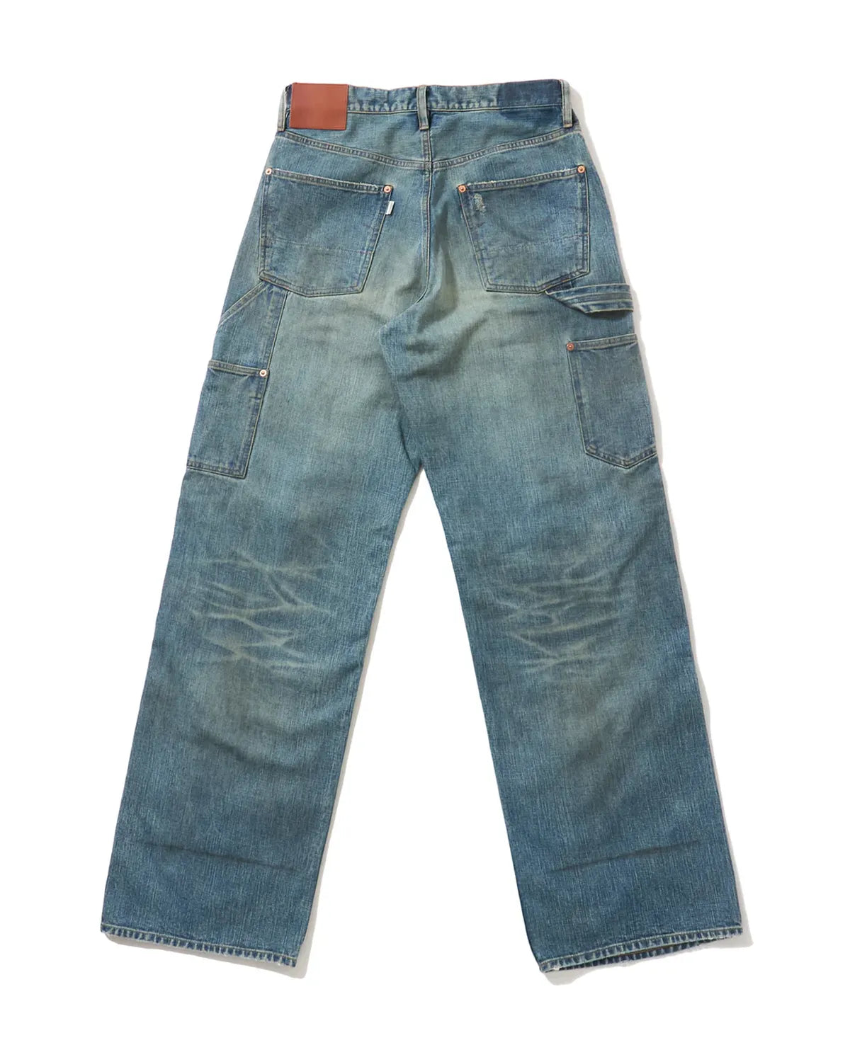 SUGARHILL / DESTRESSED MODERN DENIM DOUBLE KNEE CUT (26440433)