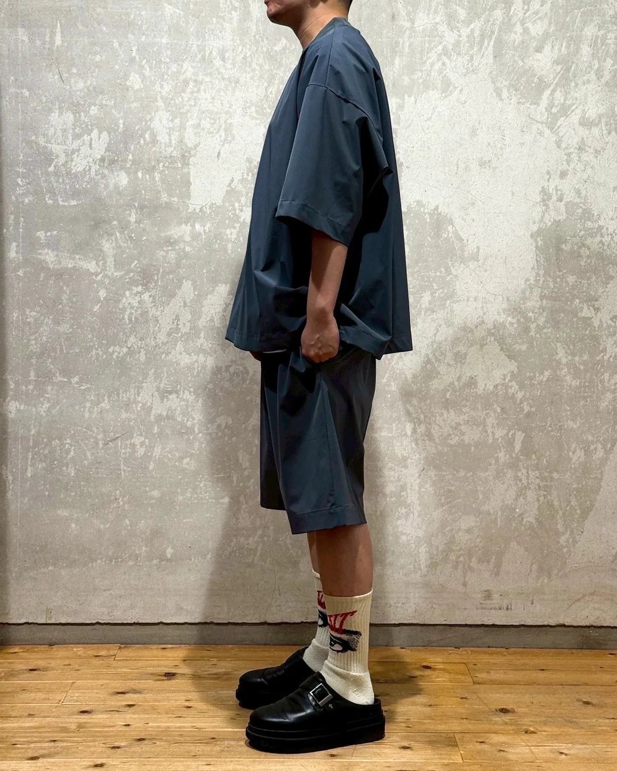 MENDRILL × N.HOOLYWOOD COMPILE / Mendrill Woven Tee (MD15SH05)