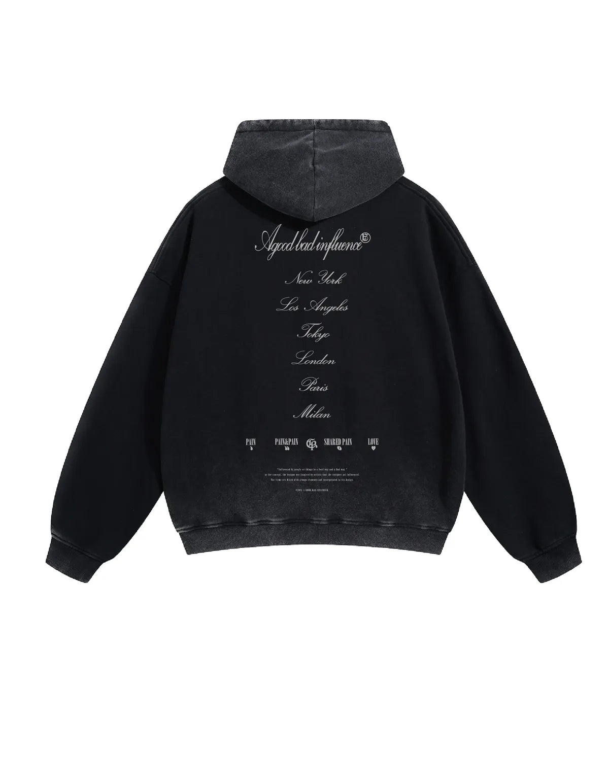 A Good Bad Influence / DON'T LOOK HOODIE (AGBI-25AW-HD06)