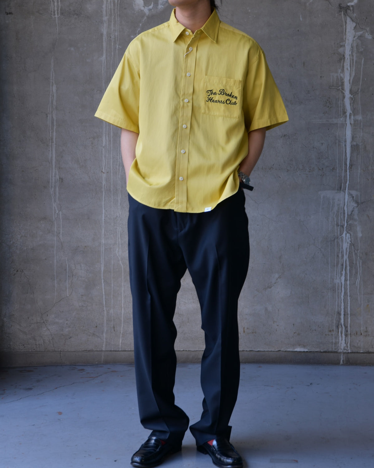 BEDWIN & THE HEARTBREAKERS / S/S WMBROIDERED SHIRT "BLUNT" (26SB1759)