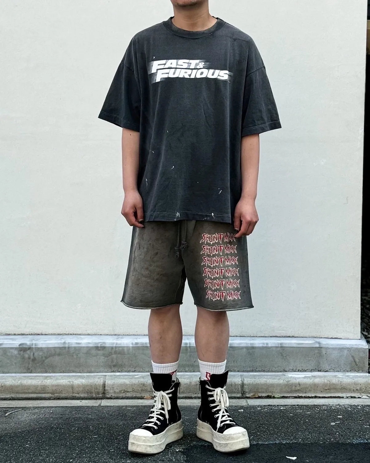 ©︎SAINT Mxxxxxx × FAST & FURIOUS / FF_SS T-SHIRT/FAST FURIOUS (SM-MK8-0000-C06)