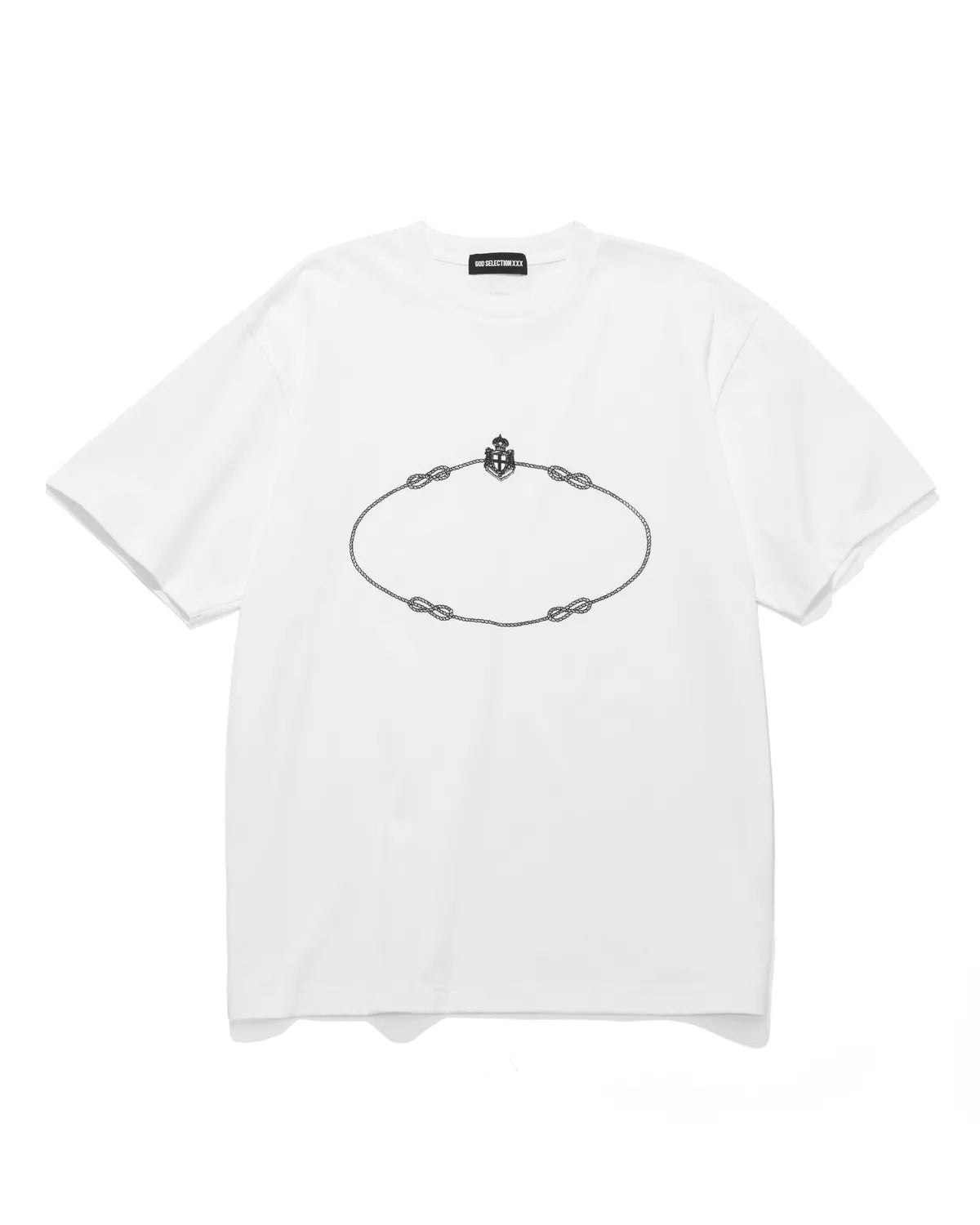 GOD SELECTION XXX / "Oval Rope" Logo Tee (GX-S26-ST-11)