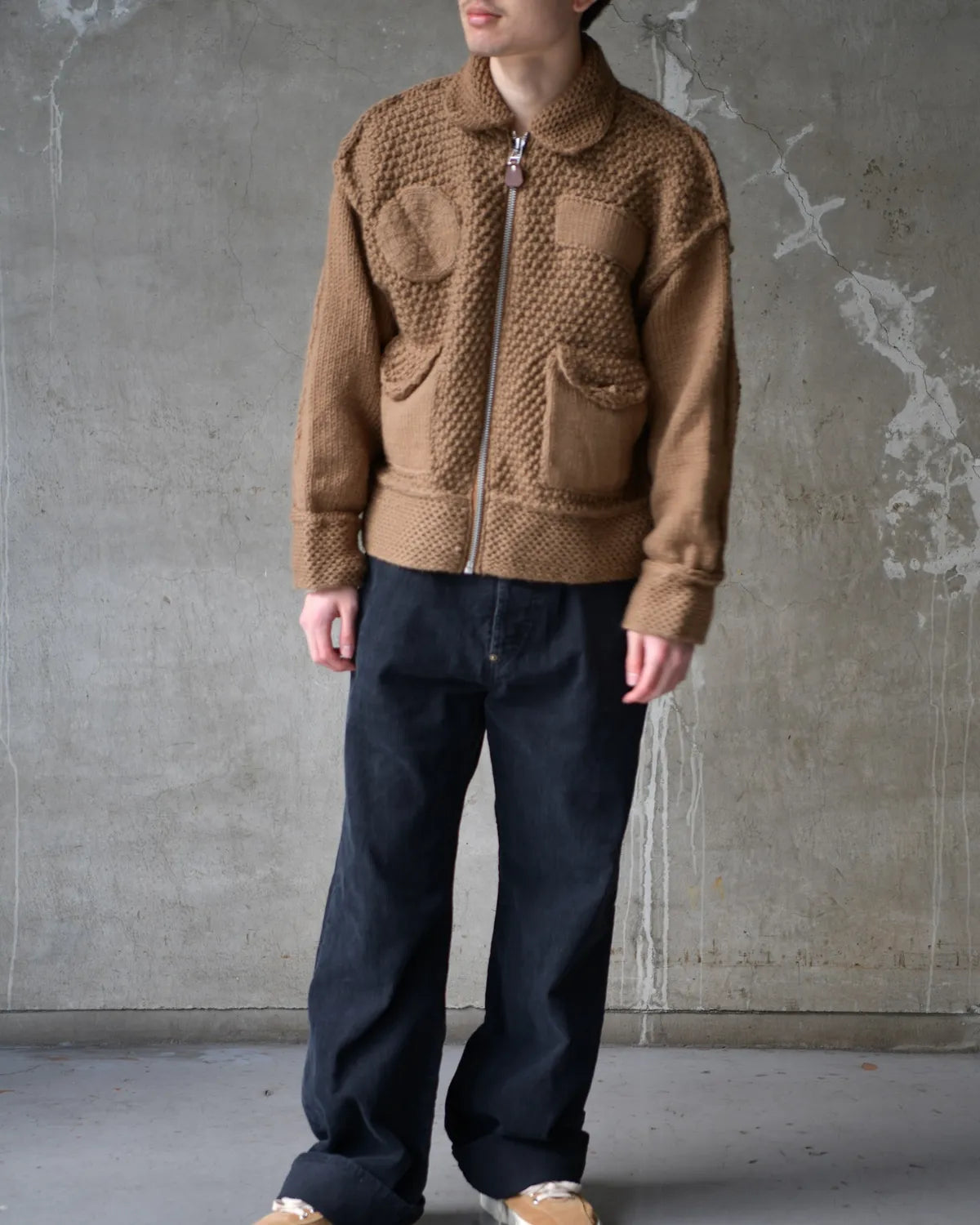 refomed / GRANNY KNIT JACKET (REKN-011)