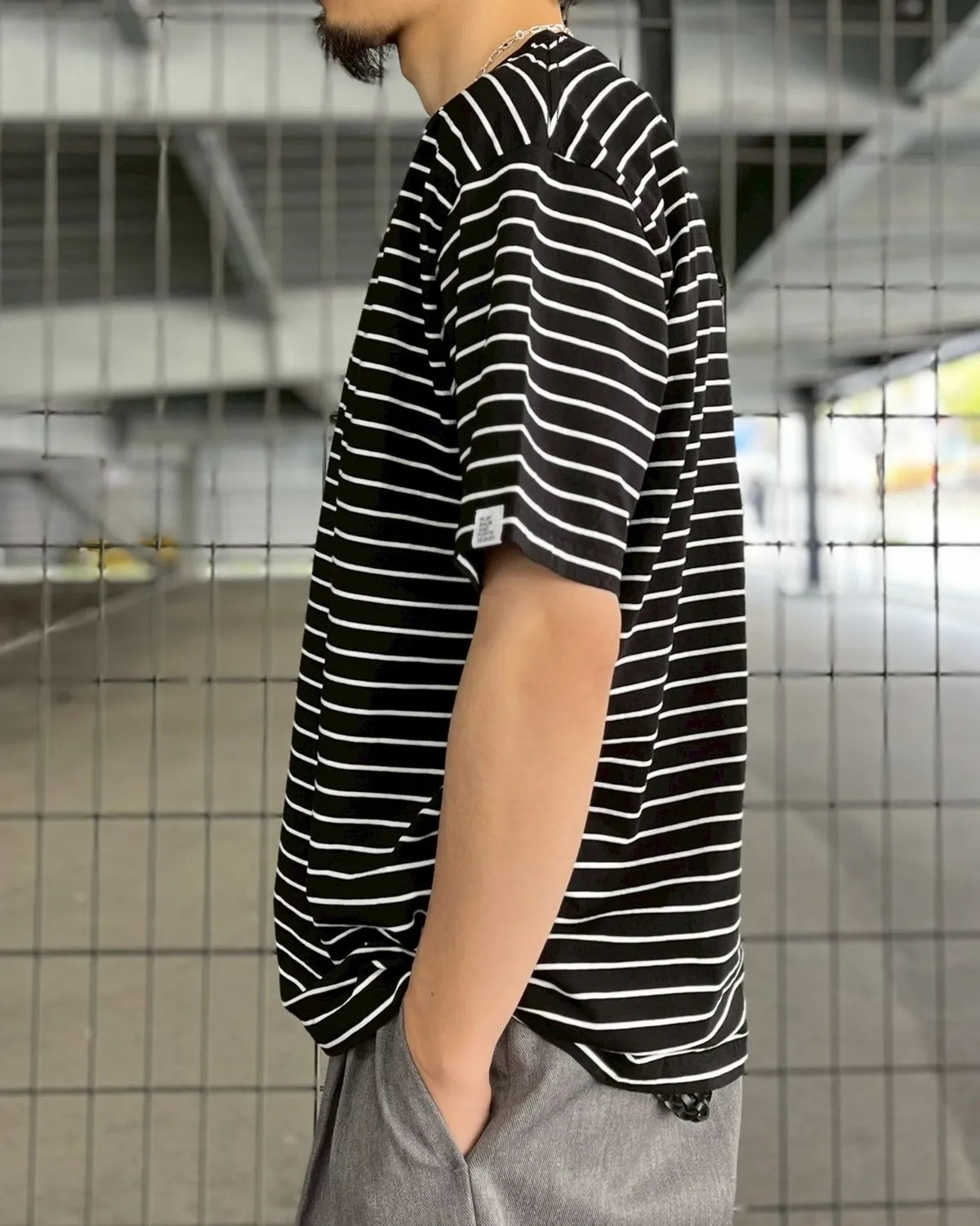 SEQUEL / BORDER T-SHIRT (SQ-26SS-CS-01)