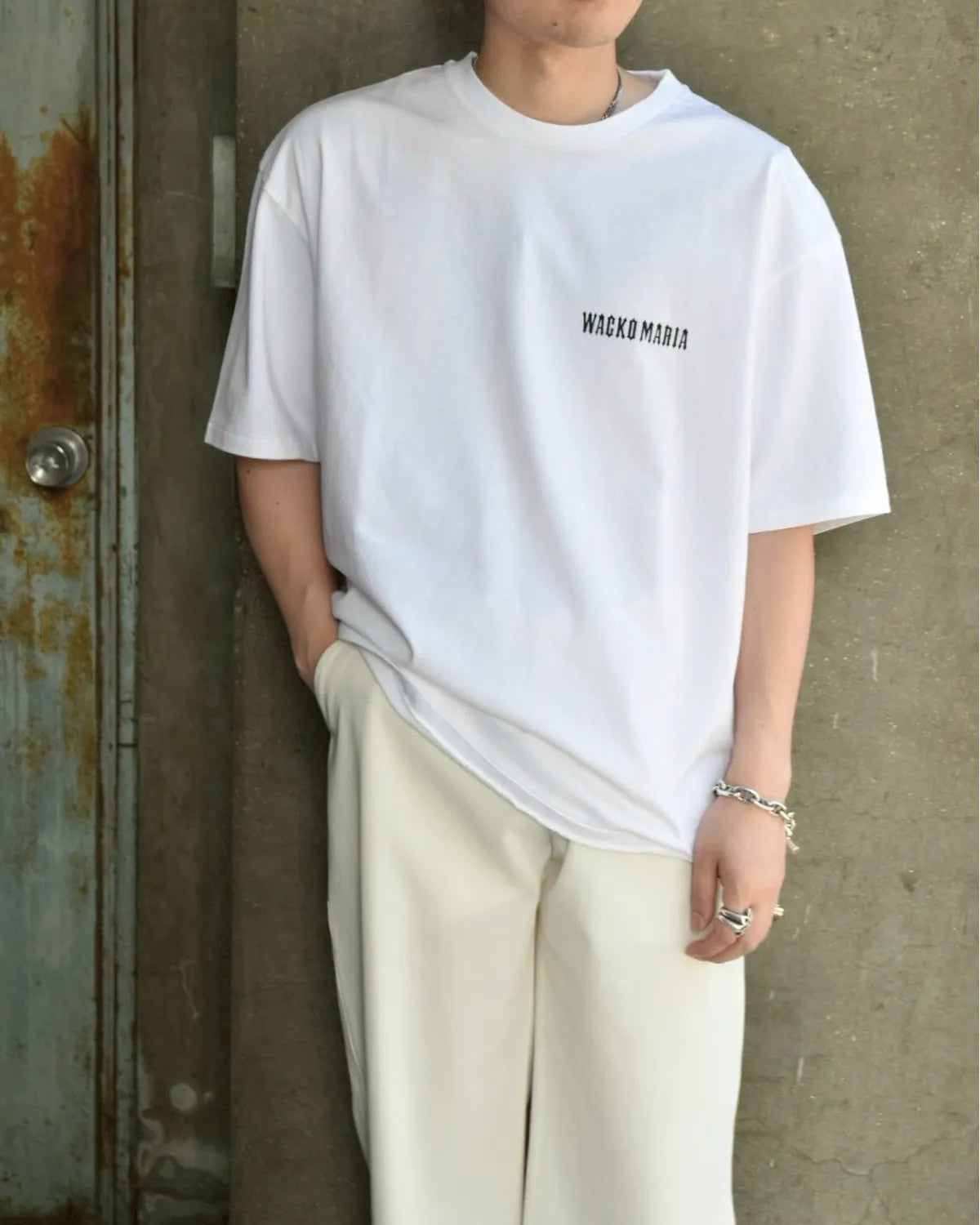 WACKO MARIA / WASHED HEAVY WEIGHT CREW NECK T-SHIRT -TYPE-8- (25SS-WMT-WT08)
